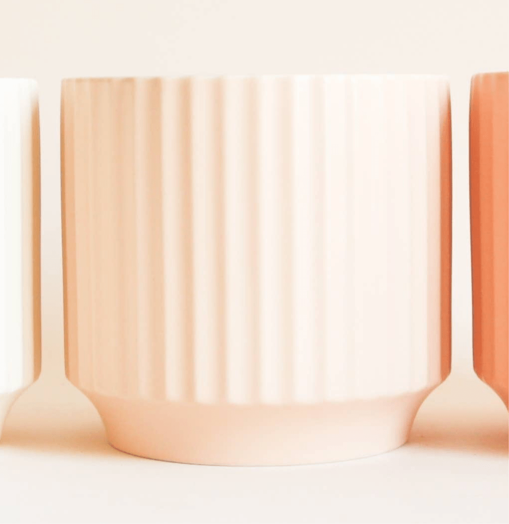 Monroe Planter | Vanilla 3” - The Plant Lady SF