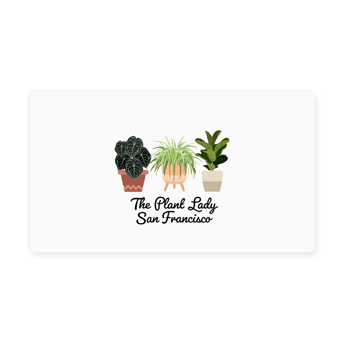 house plant gift card The Plant Lady SF Gift Card
