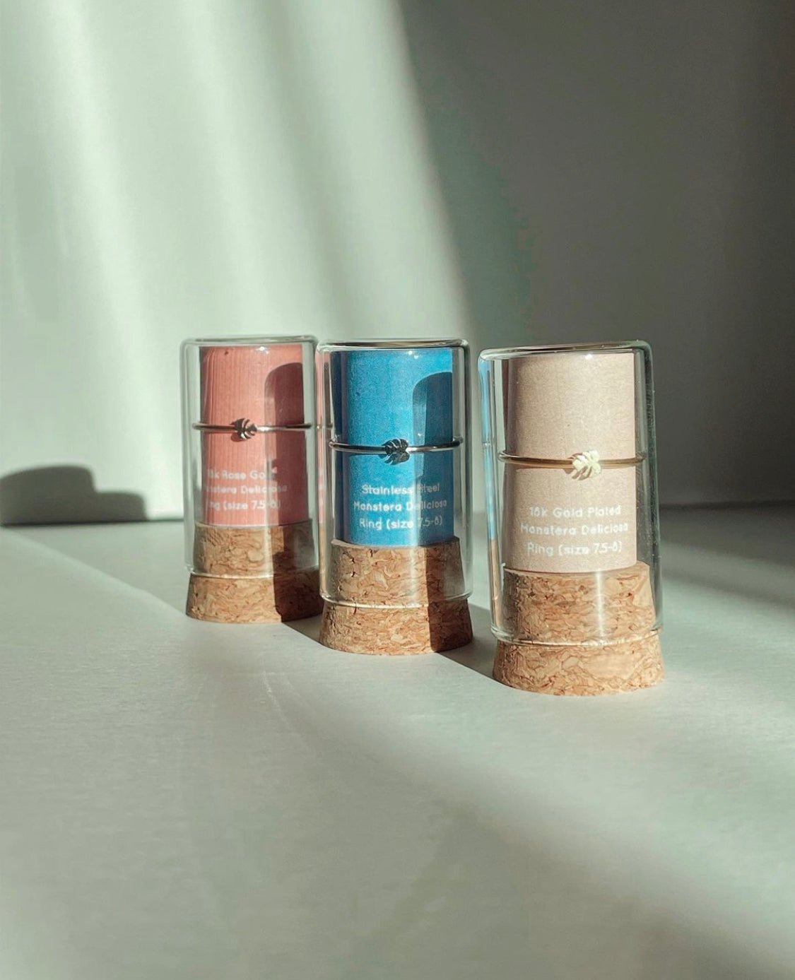 Tiny Monstera Deliciosa Plant Ring | Hypoallergenic - The Plant Lady SF