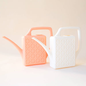 Breeze Block Watering Can | Peach