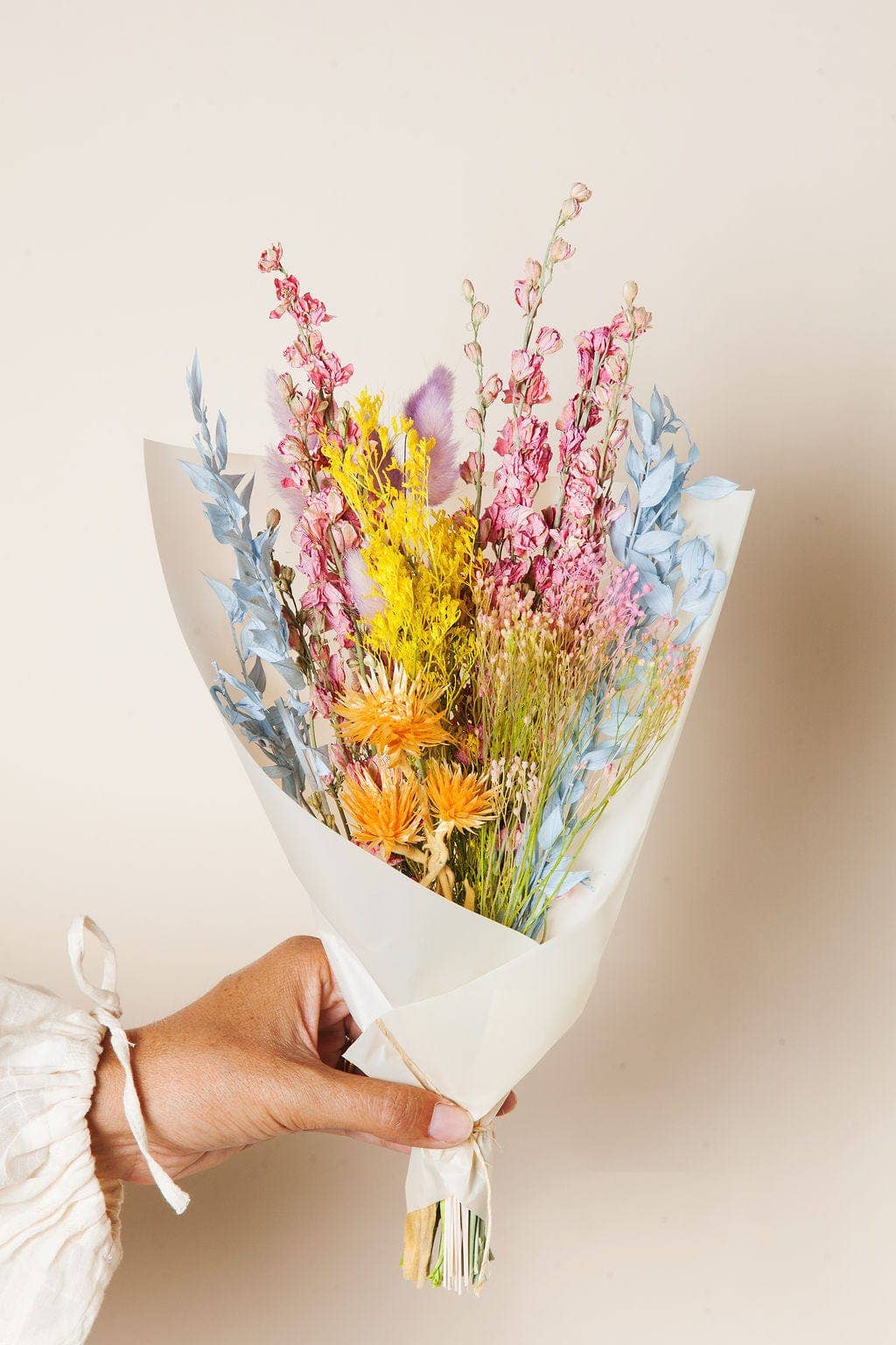 Pastel Dried Flower Mini Bouquet
