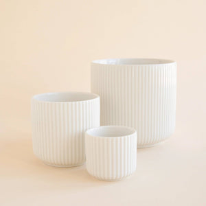 Lucy Pot | White: 3 inch