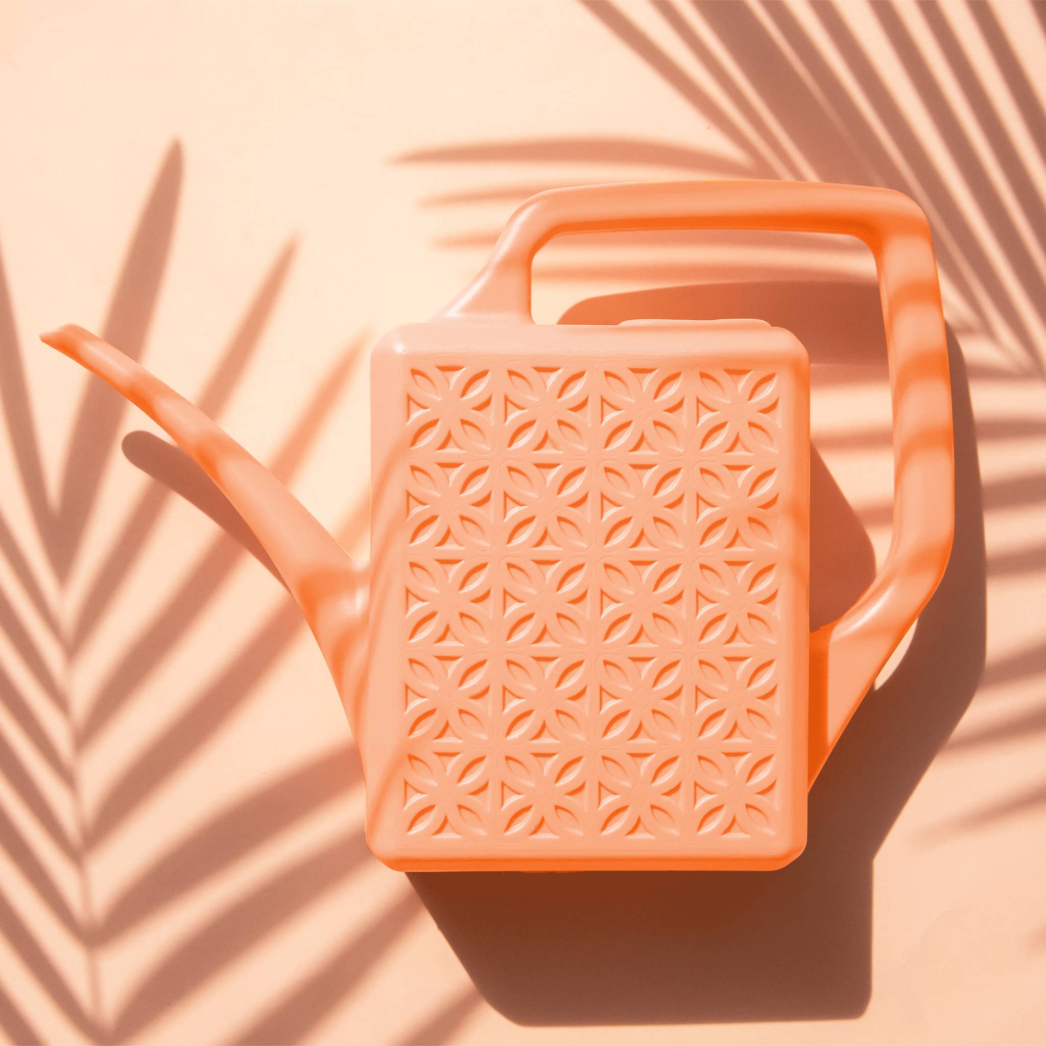 Breeze Block Watering Can | Peach