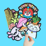 Load image into Gallery viewer, Planter Kitty Cute Car Decal Peek-a-Boo Large Vinyl Sticker
