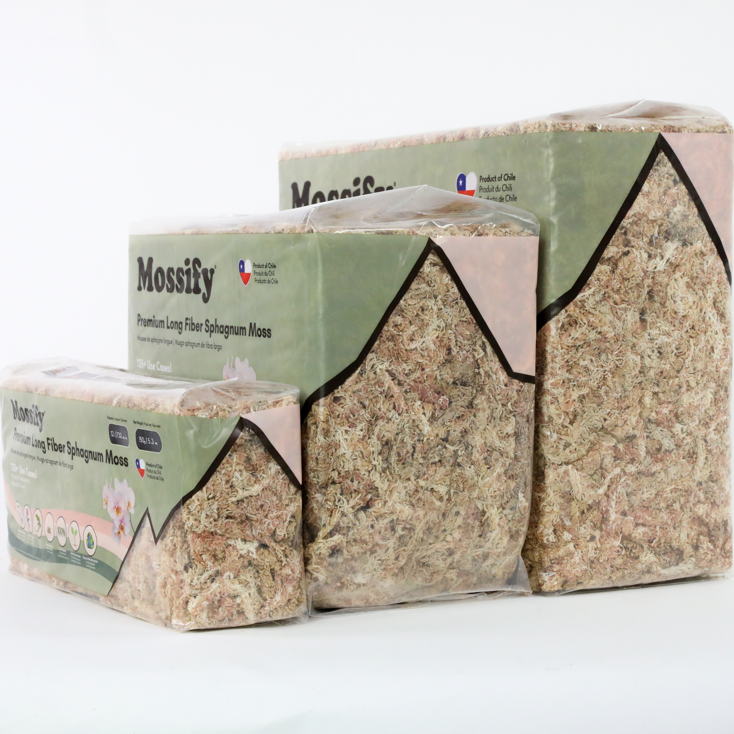 Premium Long Fiber Sphagnum Moss from Mossify - 150g