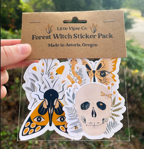 Forest Witch Sticker Pack - Halloween