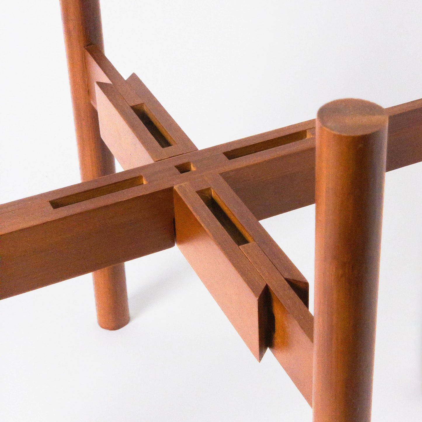 Adjustable Dark Bamboo Plant Stand - The Plant Lady SF