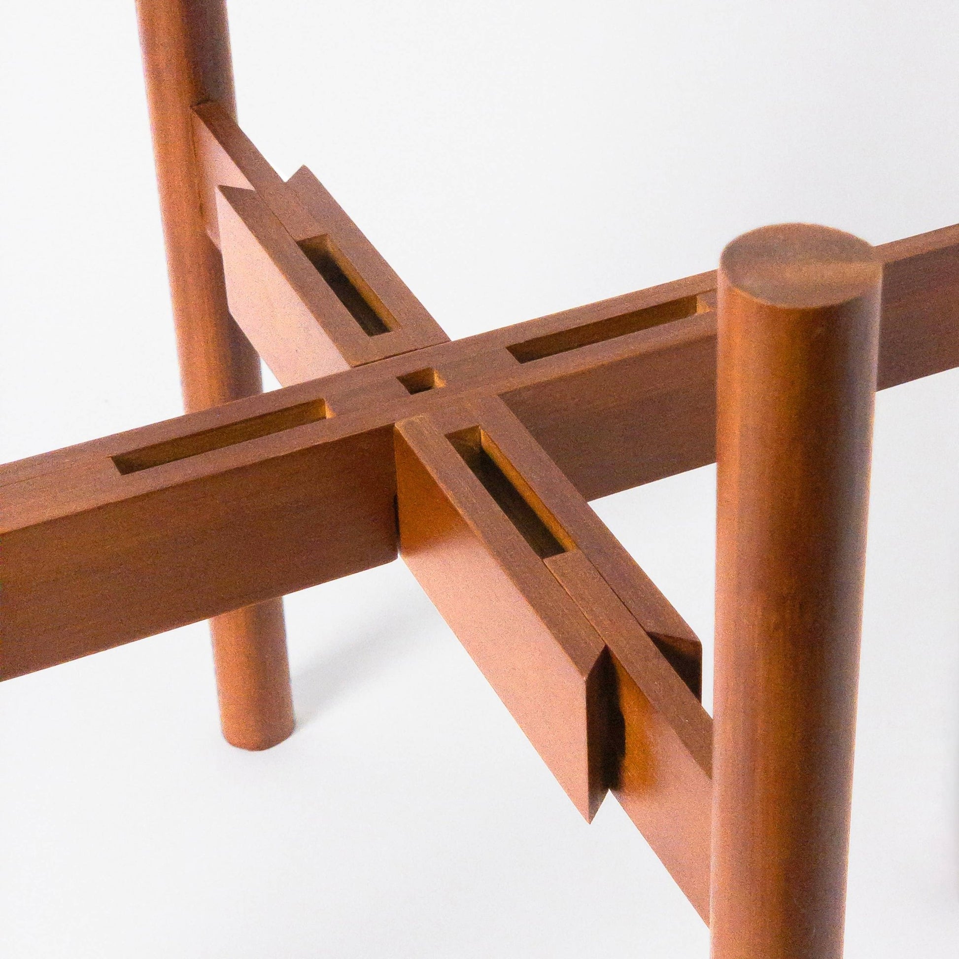 Adjustable Dark Bamboo Plant Stand - The Plant Lady SF