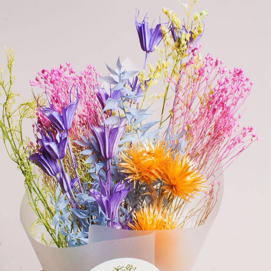 Pastel Dried Flower Mini Bouquet