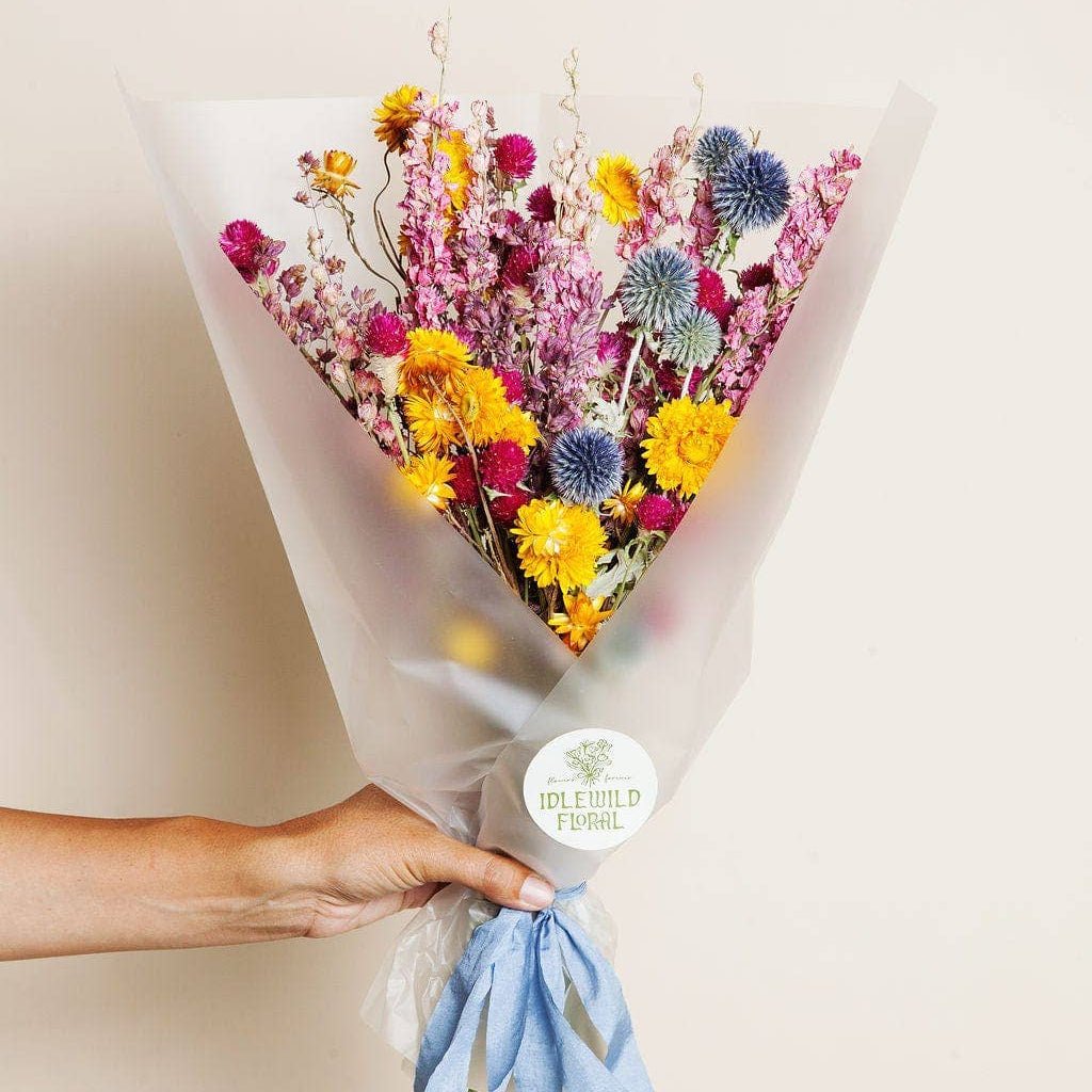 Bright Dried Field Bouquet - The Plant Lady SF