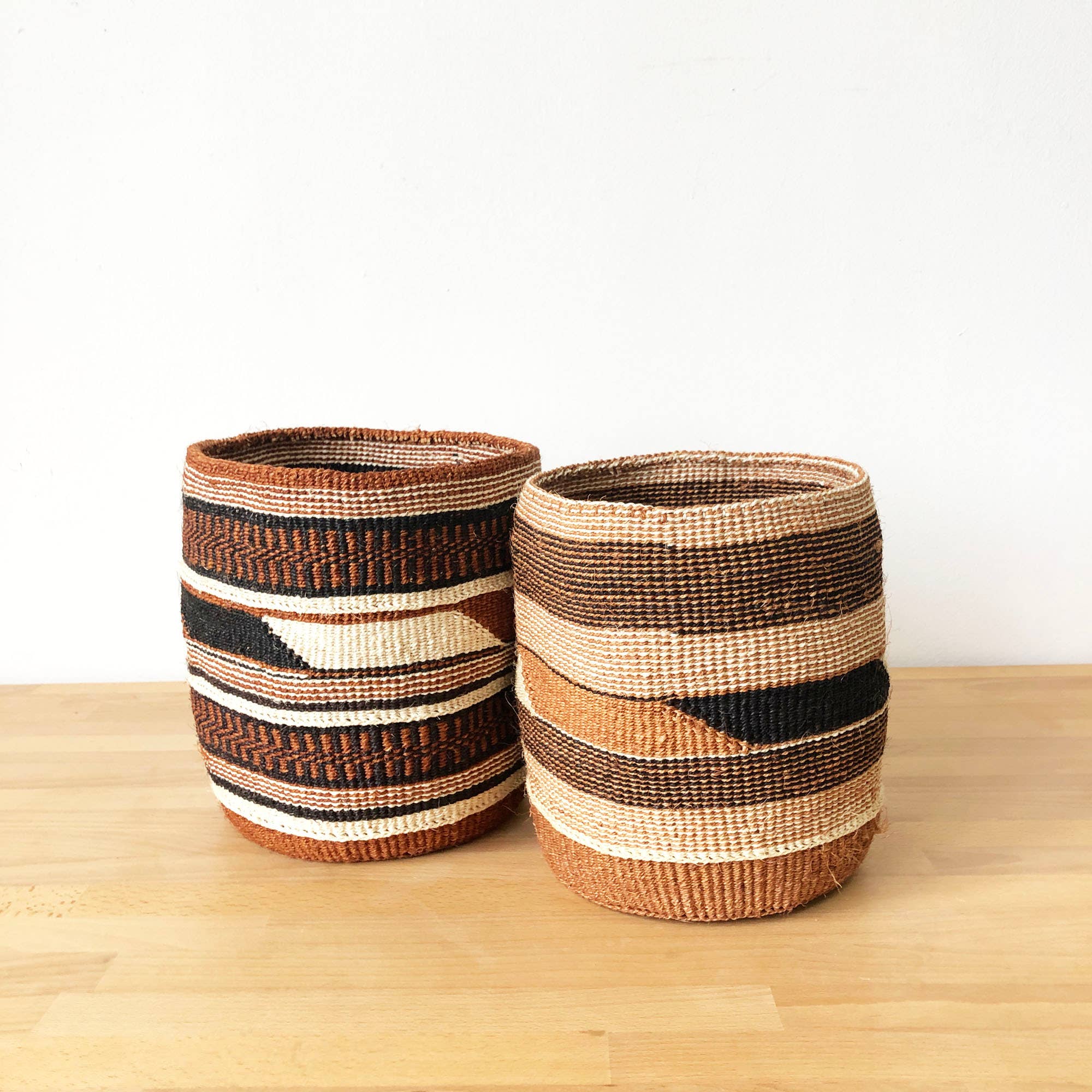 Amsha Fine Weave Basket: Medium Sized