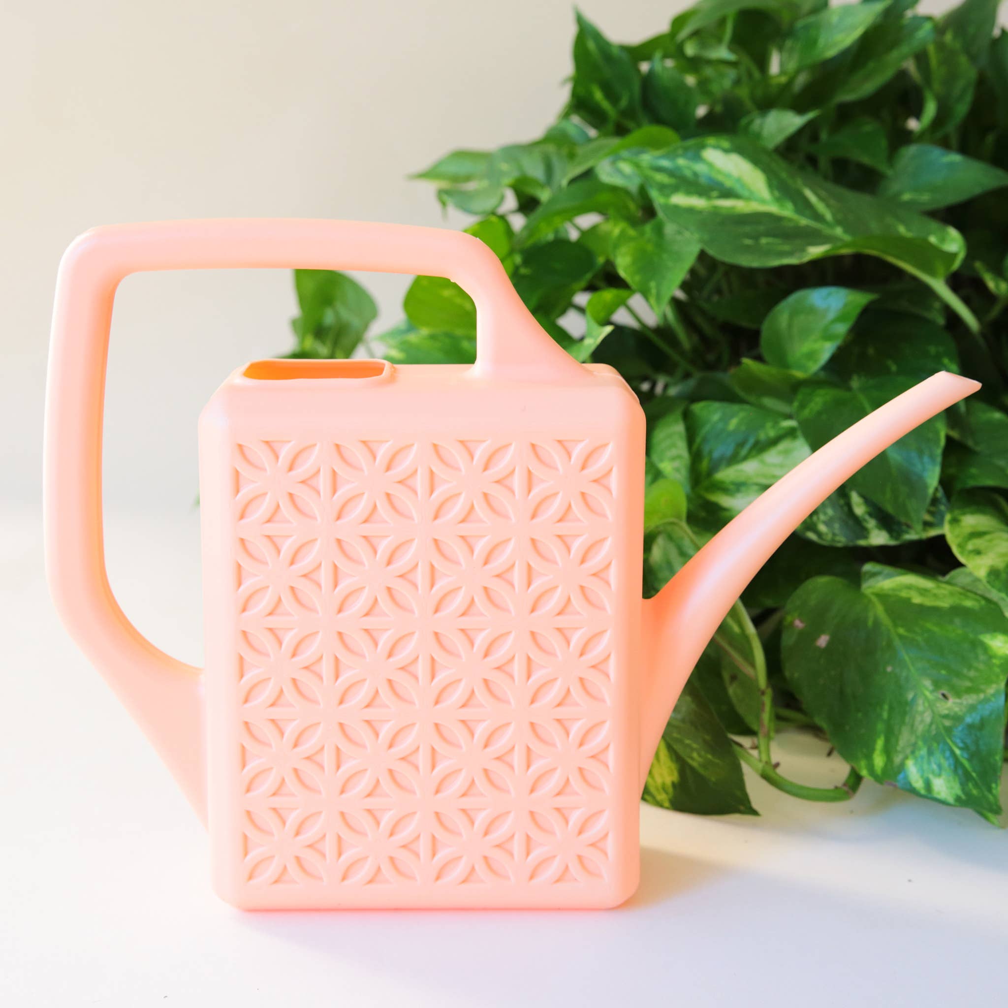 Breeze Block Watering Can | Peach