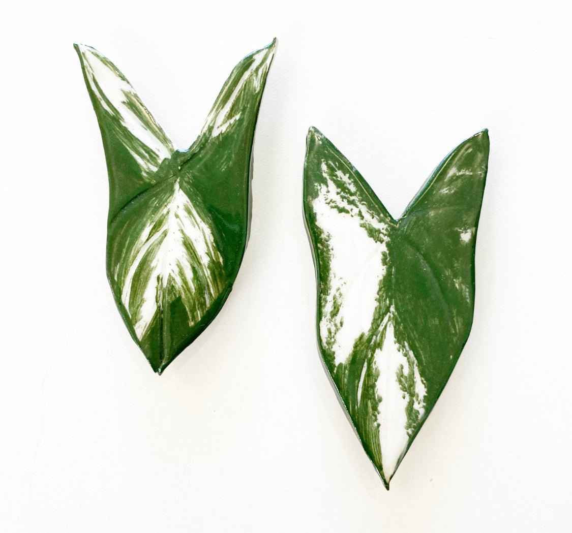 Ceramic Leaf Magnets - The Plant Lady SF