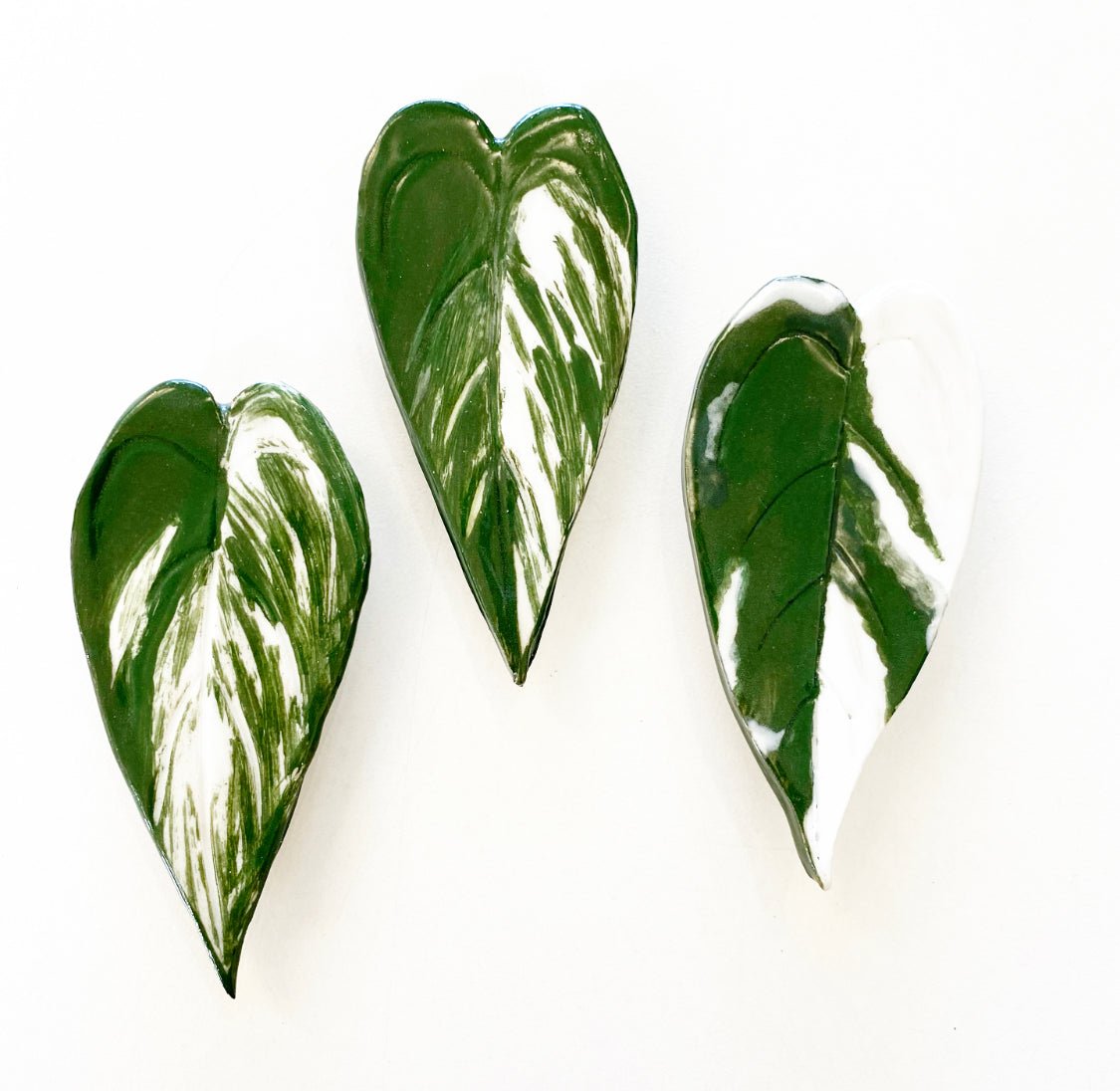 Ceramic Leaf Magnets - The Plant Lady SF