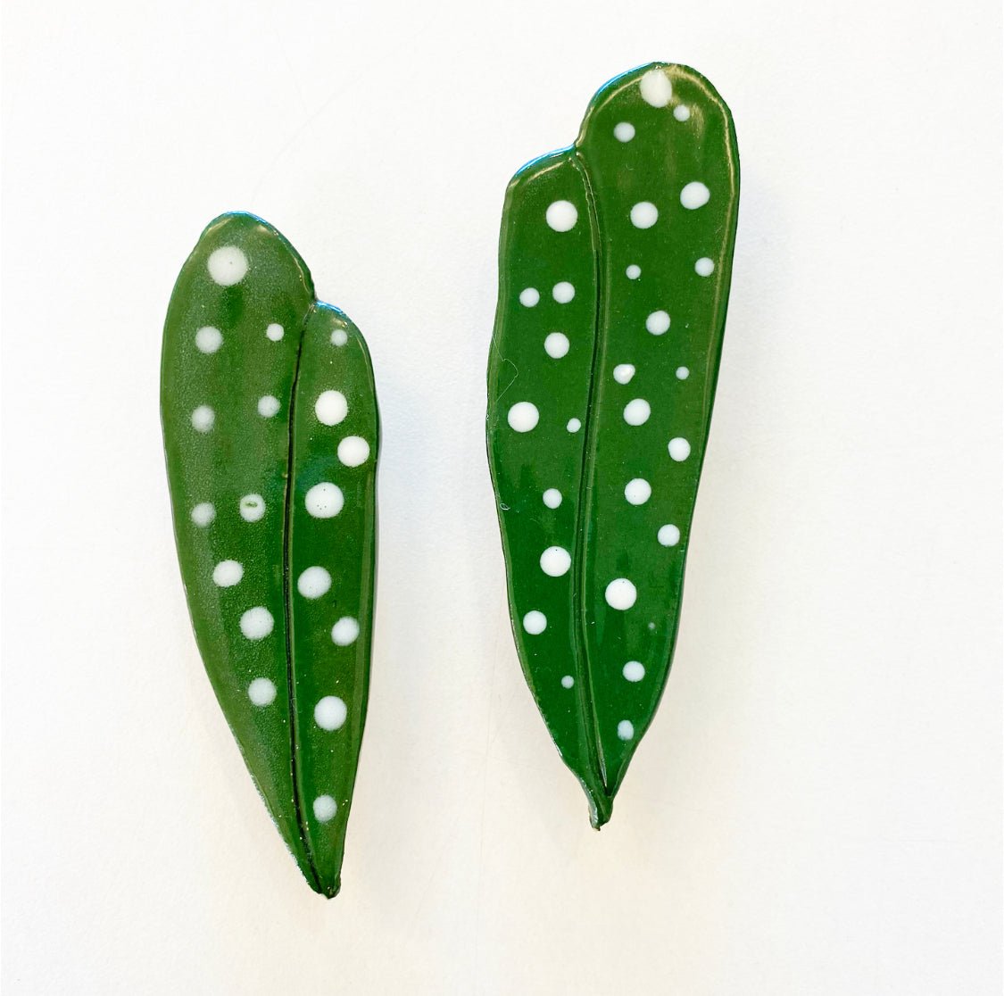 Ceramic Leaf Magnets - The Plant Lady SF