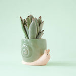 Load image into Gallery viewer, Snail Planter
