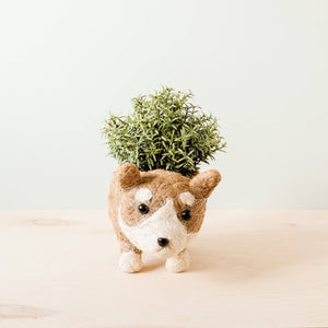 Corgi Pot - Handmade