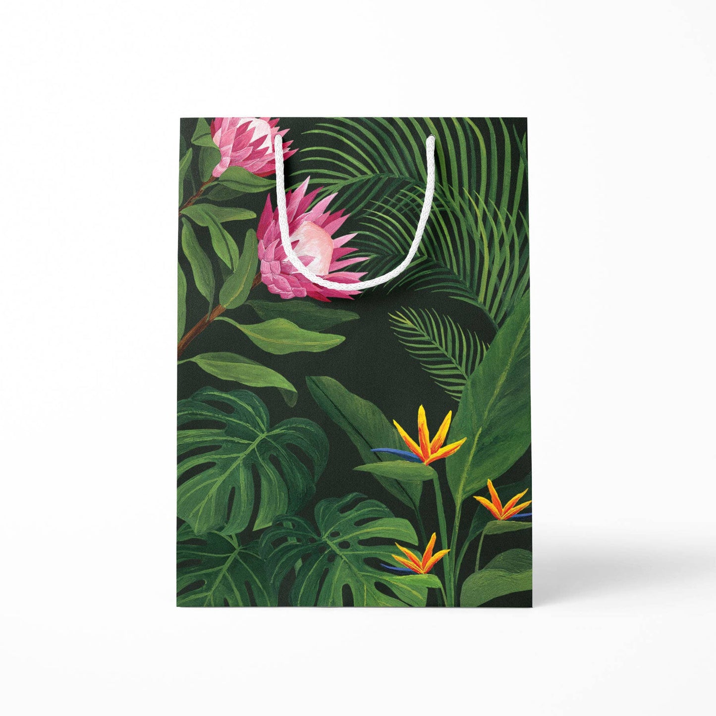 Lush Tropical Floral Gift Bag - The Plant Lady SF