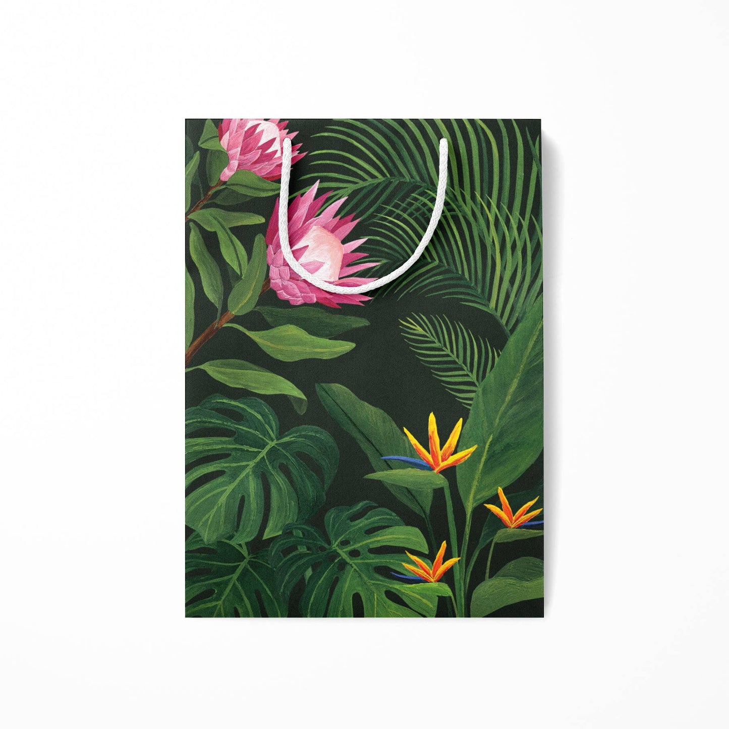 Lush Tropical Floral Gift Bag - The Plant Lady SF