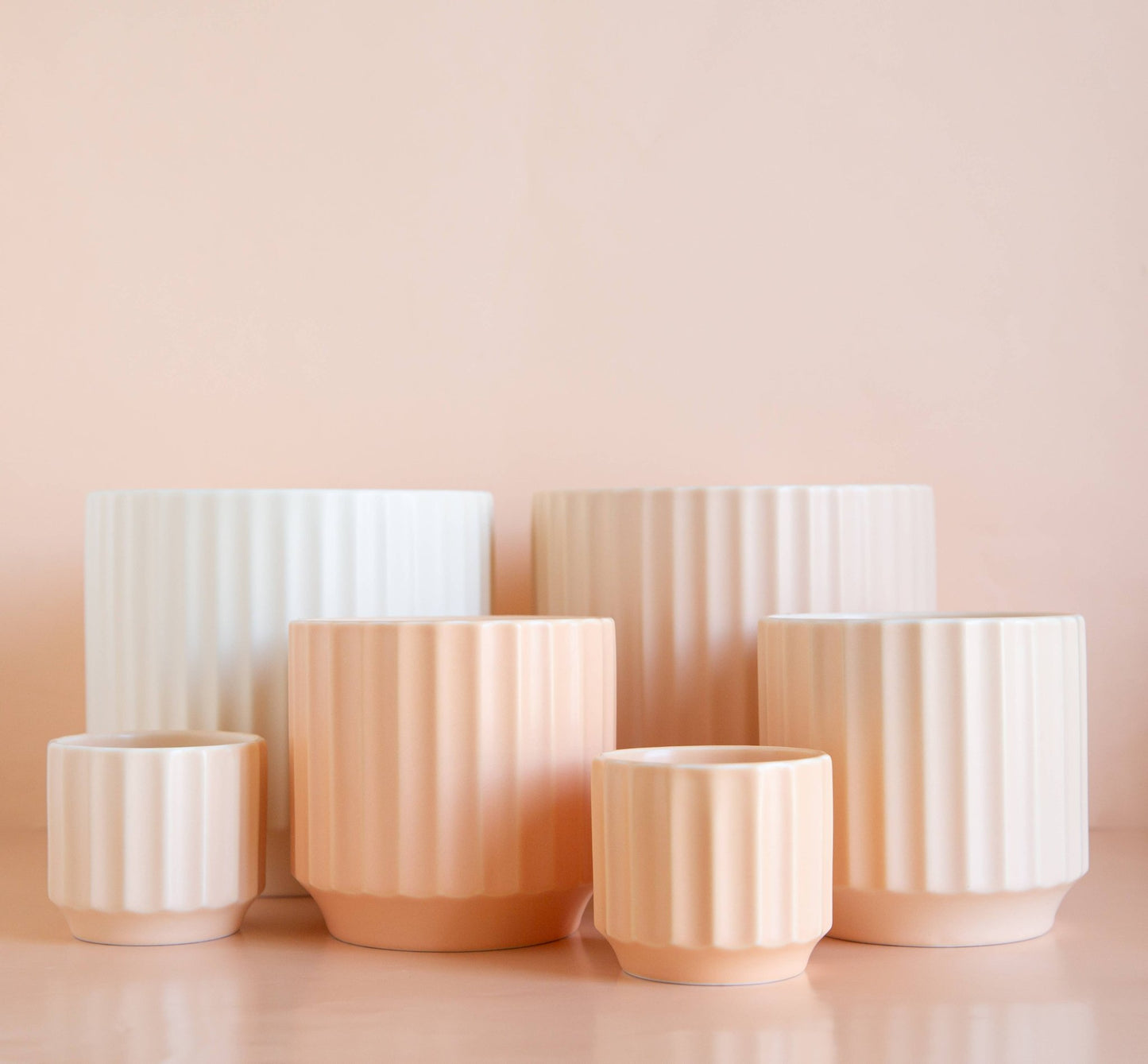 Monroe planter | Vintage white 3” - The Plant Lady SF