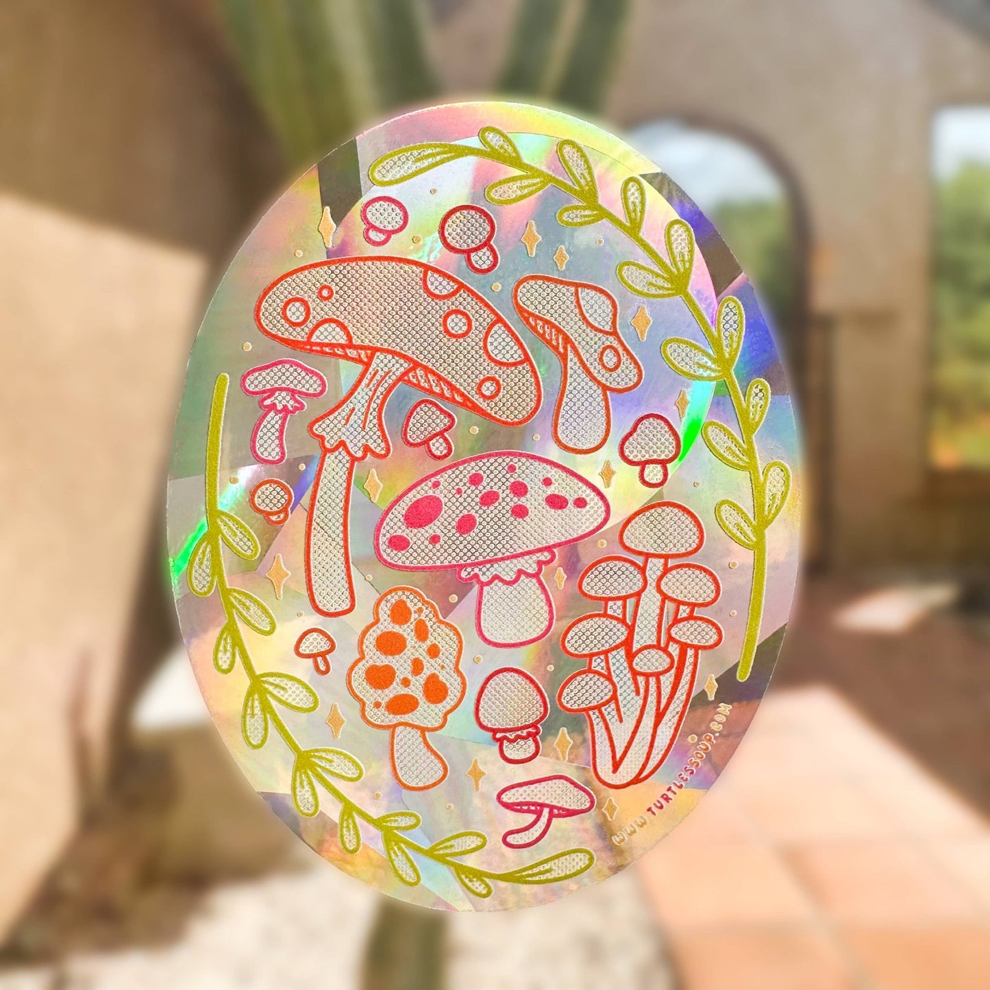 Mushrooms Suncatcher - The Plant Lady SF