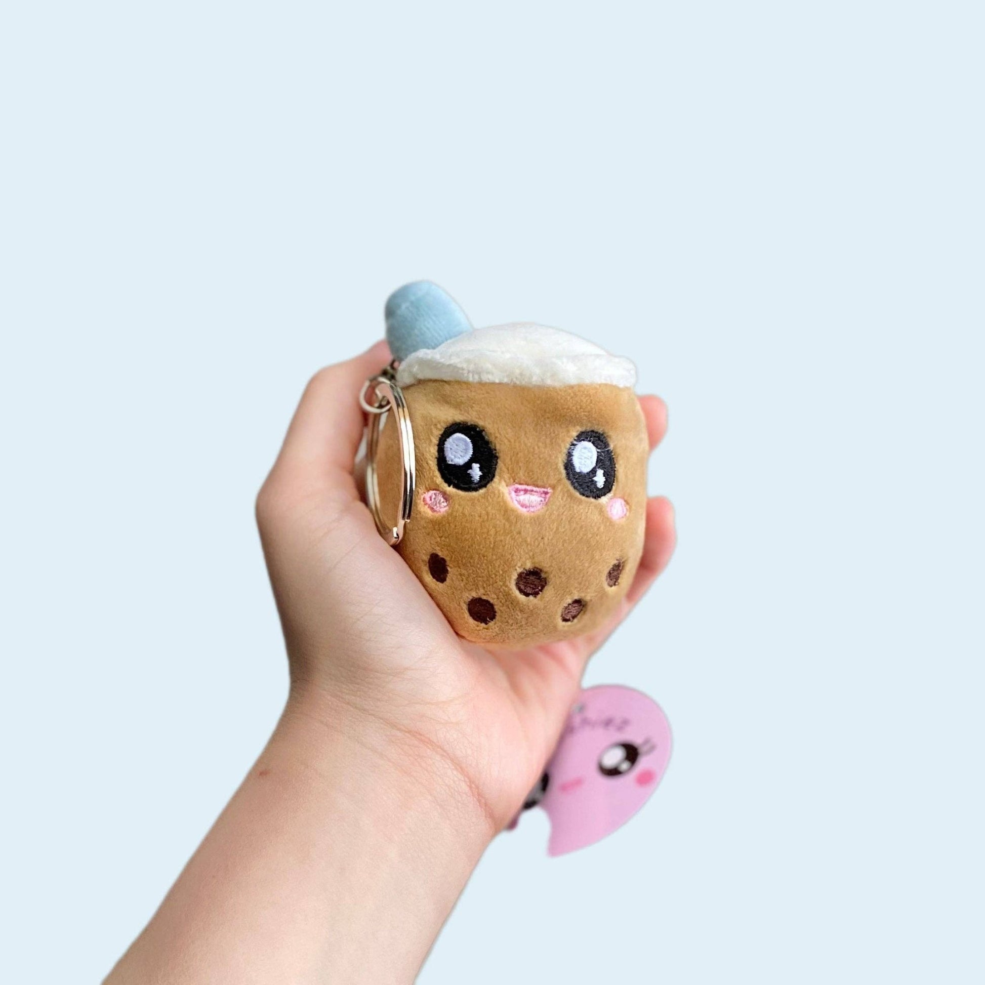 Plush Keychain Boba Milk Tea - The Plant Lady SF