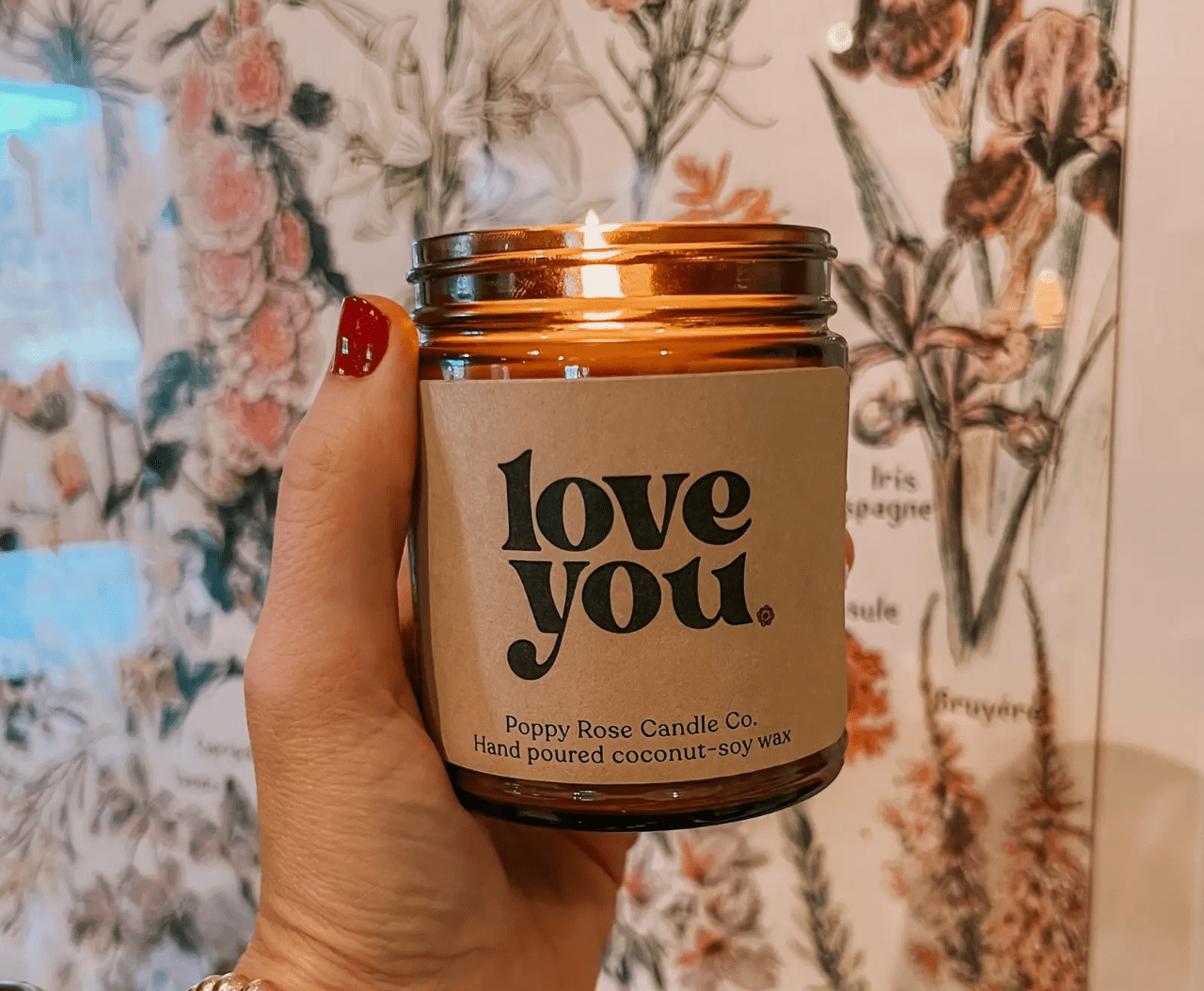 Poppy Rose Candles - The Plant Lady SF