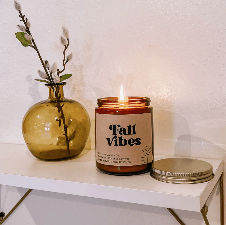 rose and hemp seed candle Poppy Rose Candles – The Plant Lady SF