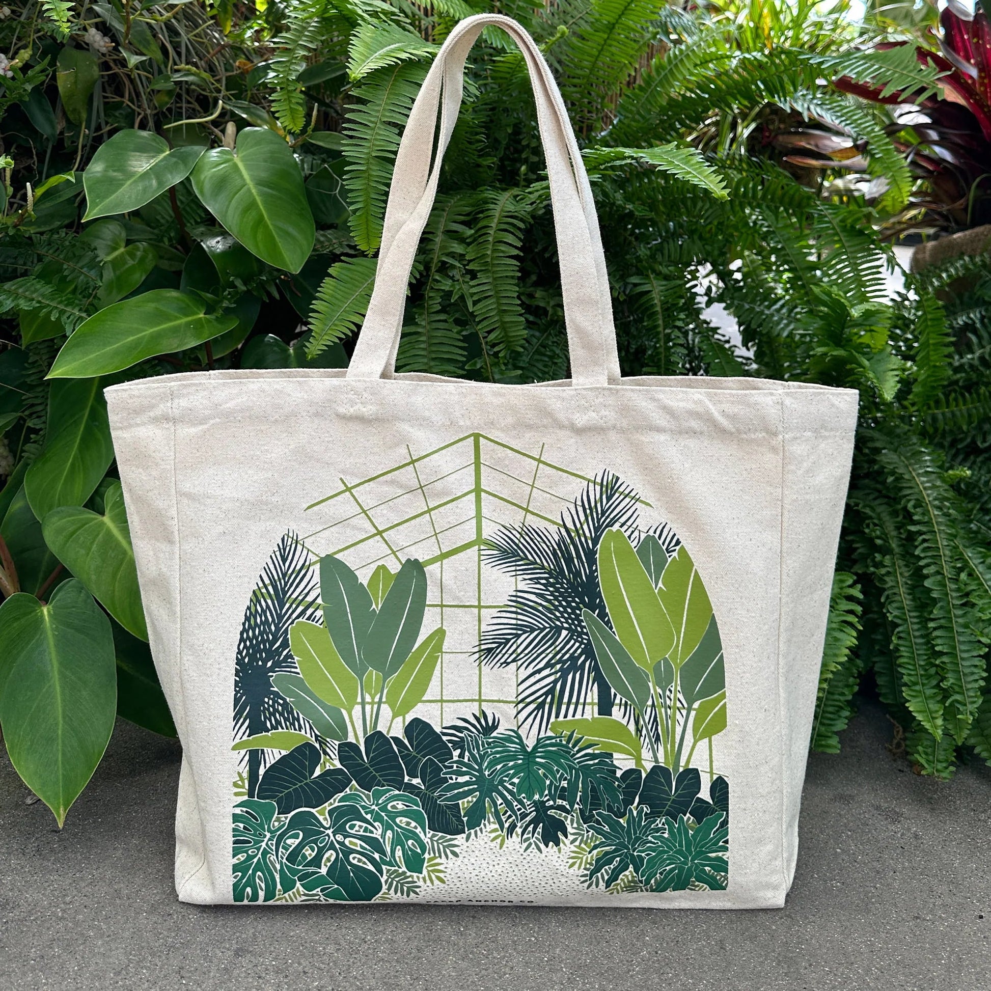 Tropical Conservatory Tote Bag - The Plant Lady SF
