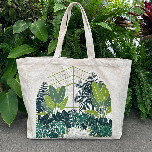Tropical Conservatory Tote Bag - The Plant Lady SF