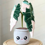 Load image into Gallery viewer, Variegated Alocasia Plushie by Blushiez
