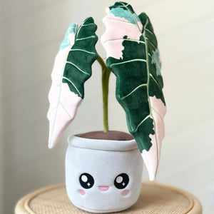 Variegated Alocasia Plushie by Blushiez