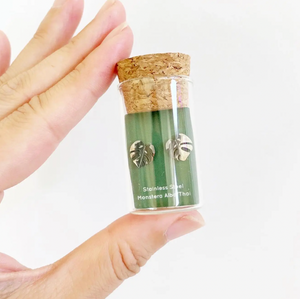 Monstera Albo & Thai Constellation Plant Studs