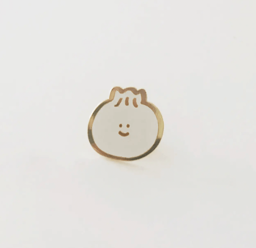 Bao Dumpling Enamel Pin - The Plant Lady SF