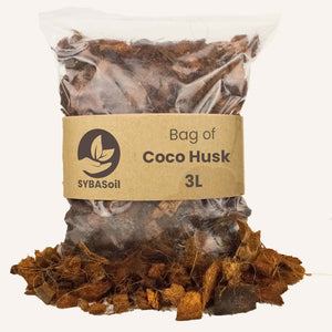 Coconut husk chips