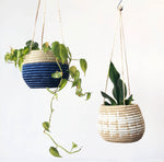 Load image into Gallery viewer, Amsha Hanging Woven Planter
